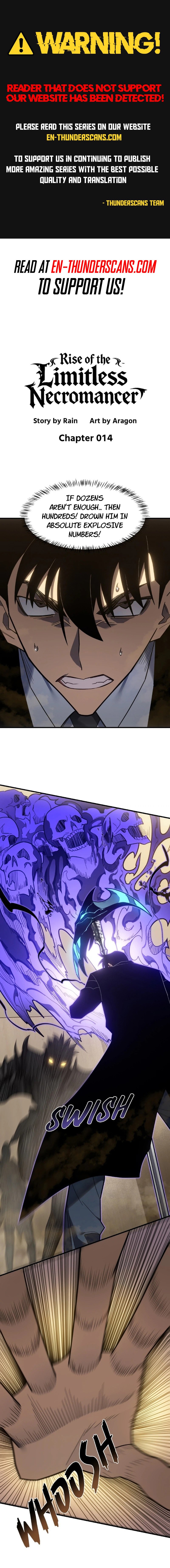 Rise of the Limitless Necromancer Chapter 14 — Page 1