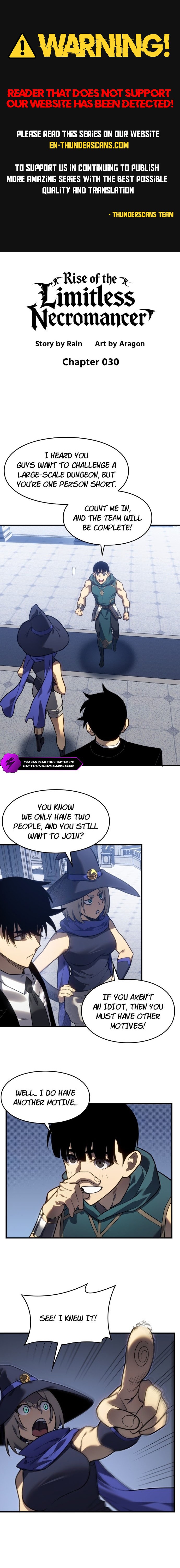 Rise of the Limitless Necromancer Chapter 30 — Page 1