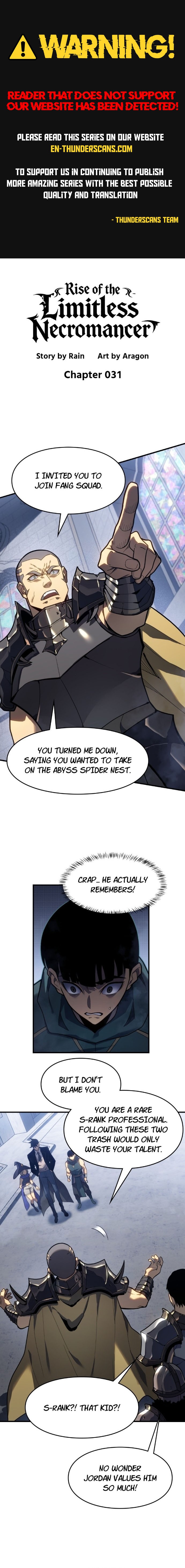 Rise of the Limitless Necromancer Chapter 31 — Page 1