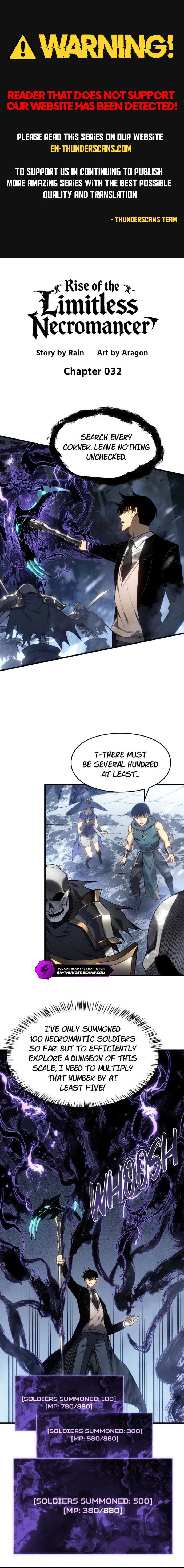 Rise of the Limitless Necromancer Chapter 32 — Page 1