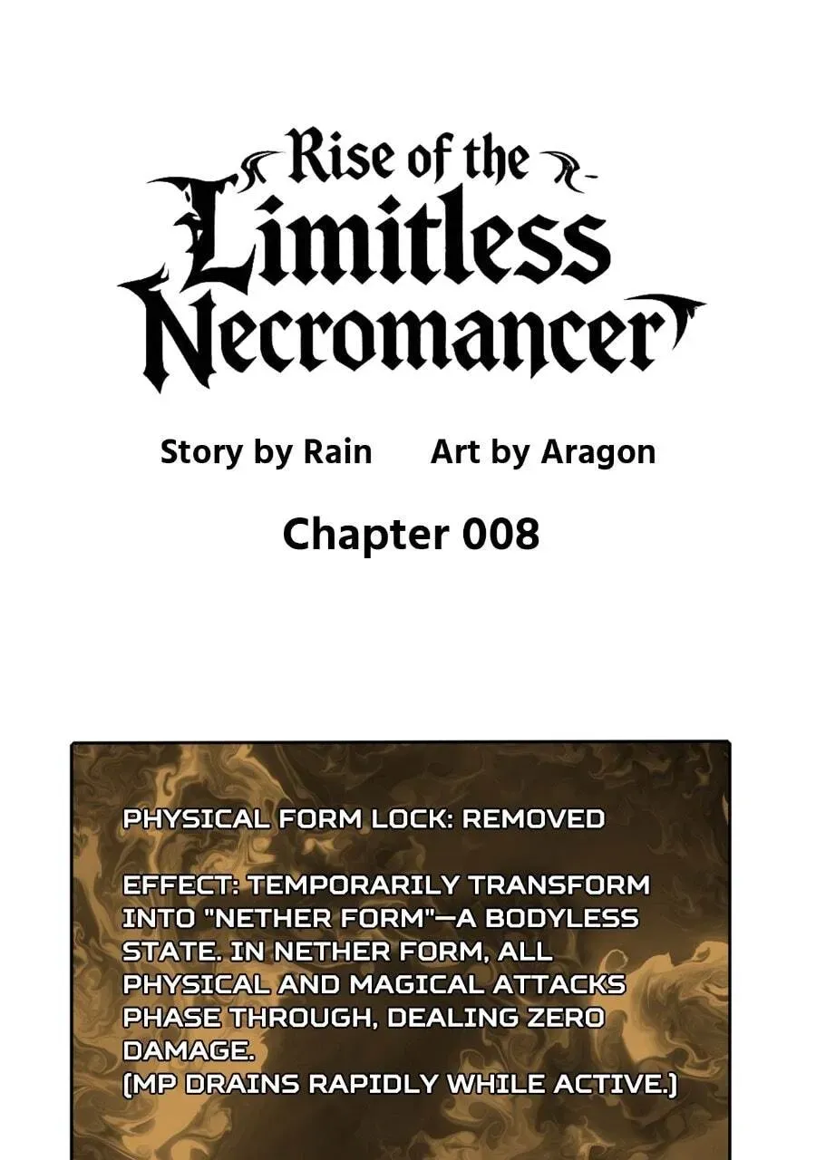 Rise of the Limitless Necromancer Chapter 8 — Page 1