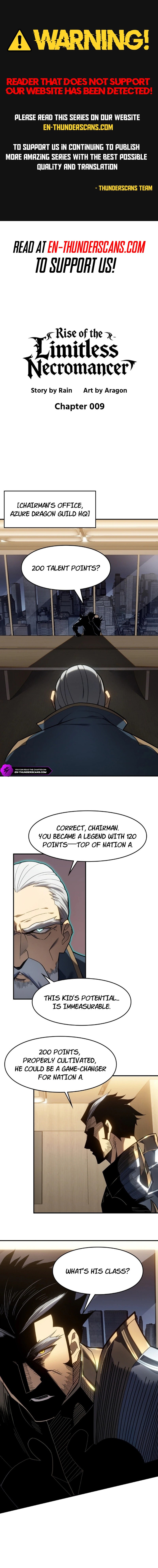 Rise of the Limitless Necromancer Chapter 9 — Page 1