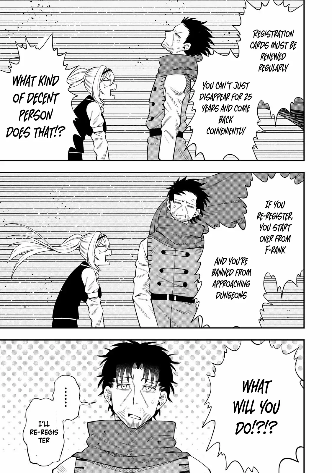 Saikyou Demodori Chuunen Boukensha Wa, Imasara Inochi Nante Kaketakunai Chapter 1 — Page 21