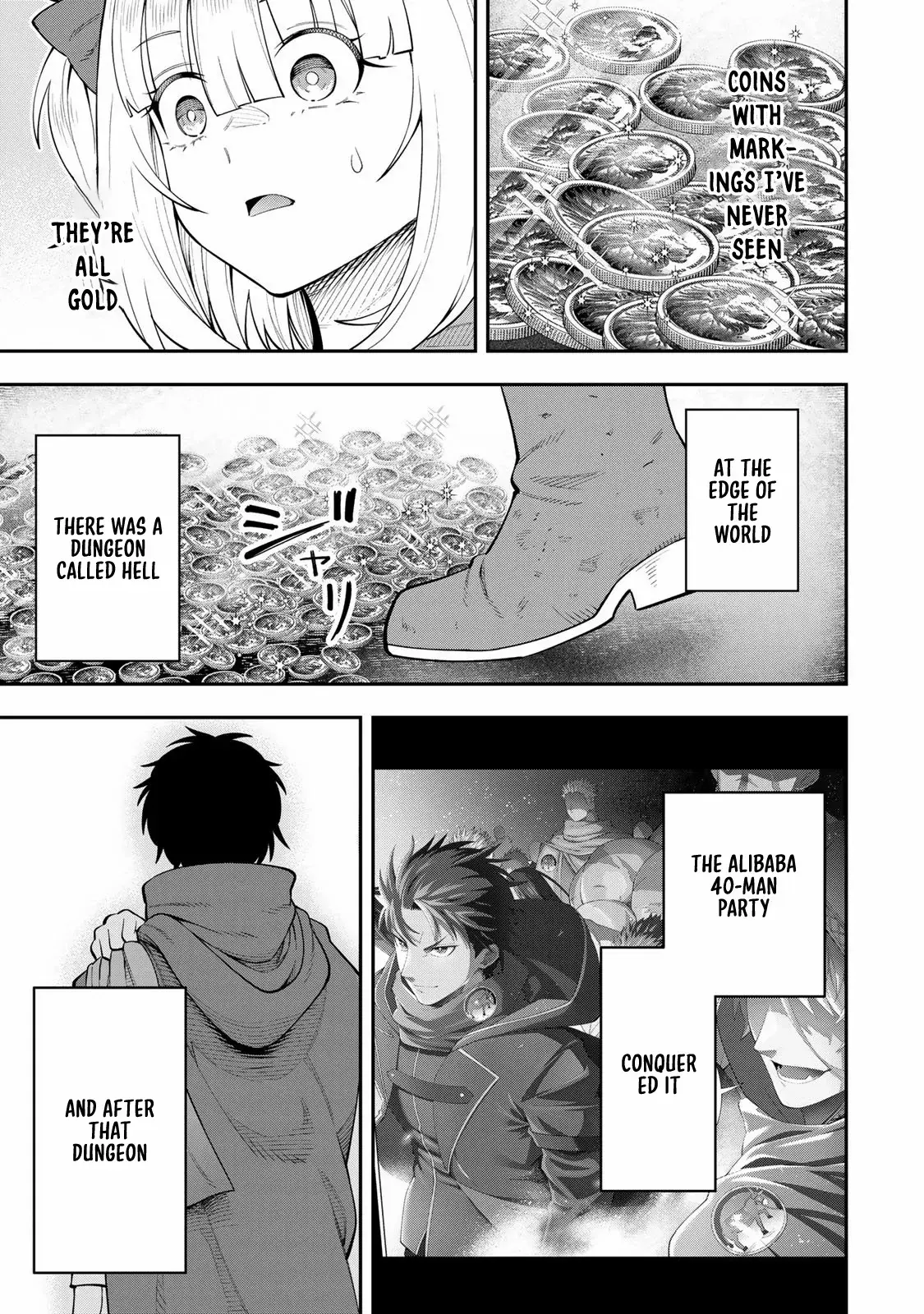 Saikyou Demodori Chuunen Boukensha Wa, Imasara Inochi Nante Kaketakunai Chapter 1 — Page 57