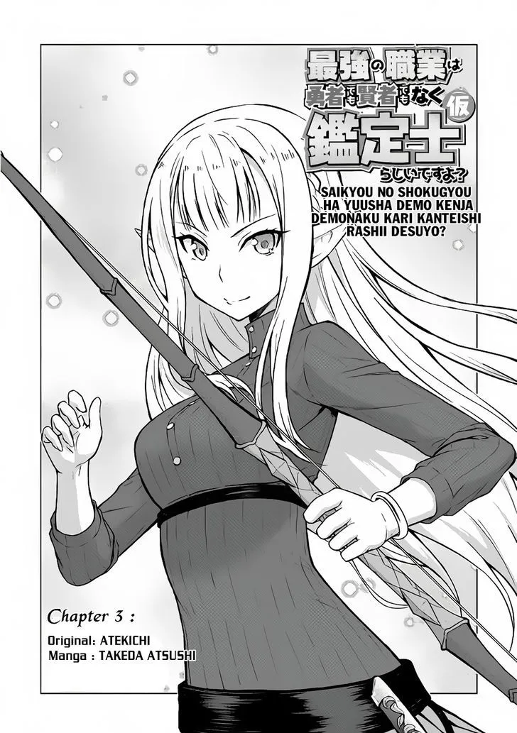 Saikyou no Shokugyou wa Yuusha demo Kenja demo Naku Kanteishi (Kari) Rashii desu yo? Chapter 3 — Page 3