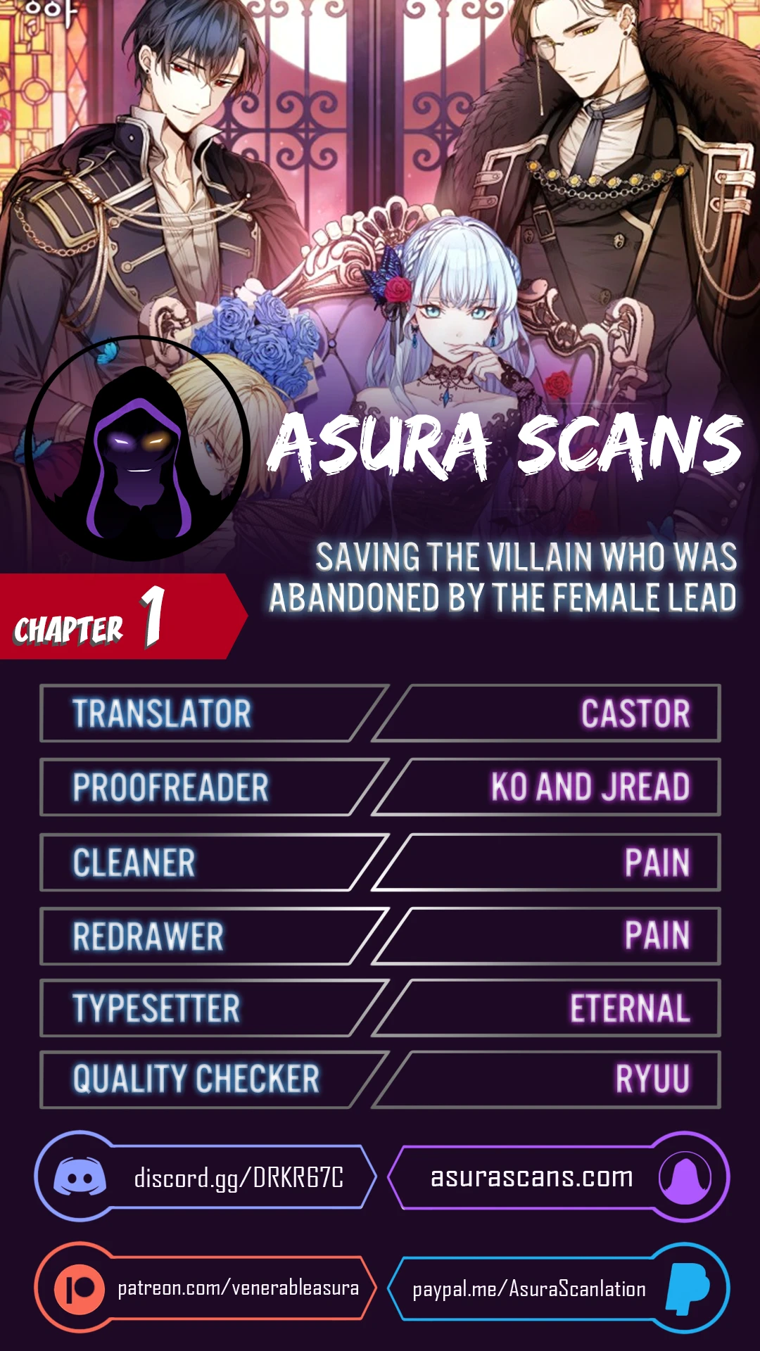 Saving the Villain from the Heroine Chapter 1 — Page 1