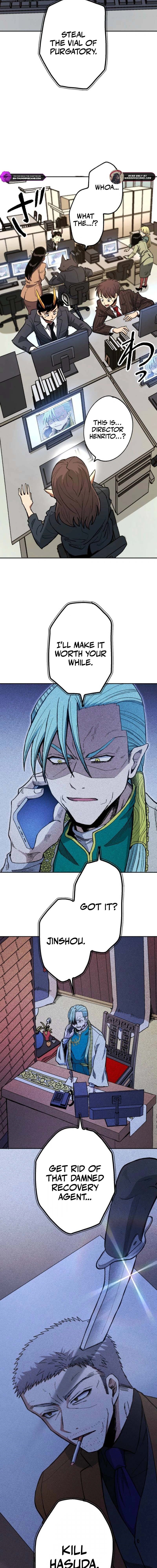 Scumbag Reincarnate Retrieval Agency Chapter 23 — Page 8