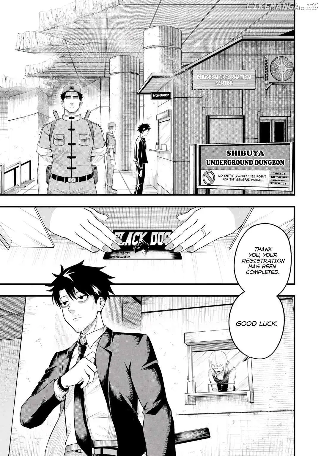 Shachiku Kensei, Haishinsha ni Naru: Black Guild Kaishain, Ukkari Kaisha-you Kaisen de S-kyuu Monster o Aite ni Musou Suru Tokoro o Zenkoku Haishin Shiteshimau Chapter 1 — Page 12