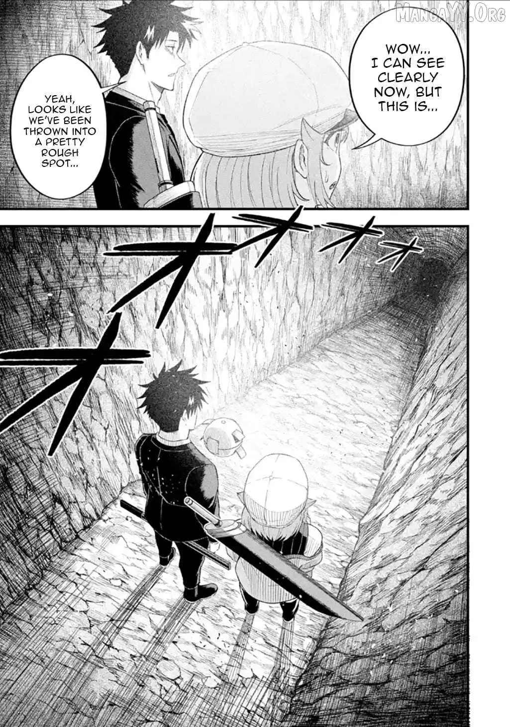 Shachiku Kensei, Haishinsha ni Naru: Black Guild Kaishain, Ukkari Kaisha-you Kaisen de S-kyuu Monster o Aite ni Musou Suru Tokoro o Zenkoku Haishin Shiteshimau Chapter 10.3 — Page 3