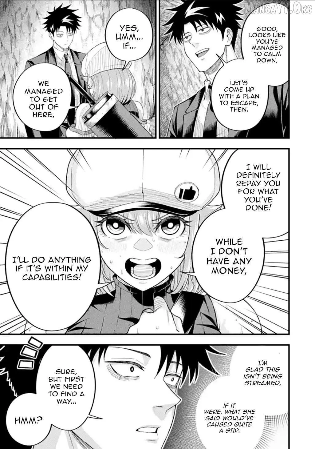Shachiku Kensei, Haishinsha ni Naru: Black Guild Kaishain, Ukkari Kaisha-you Kaisen de S-kyuu Monster o Aite ni Musou Suru Tokoro o Zenkoku Haishin Shiteshimau Chapter 10.3 — Page 7