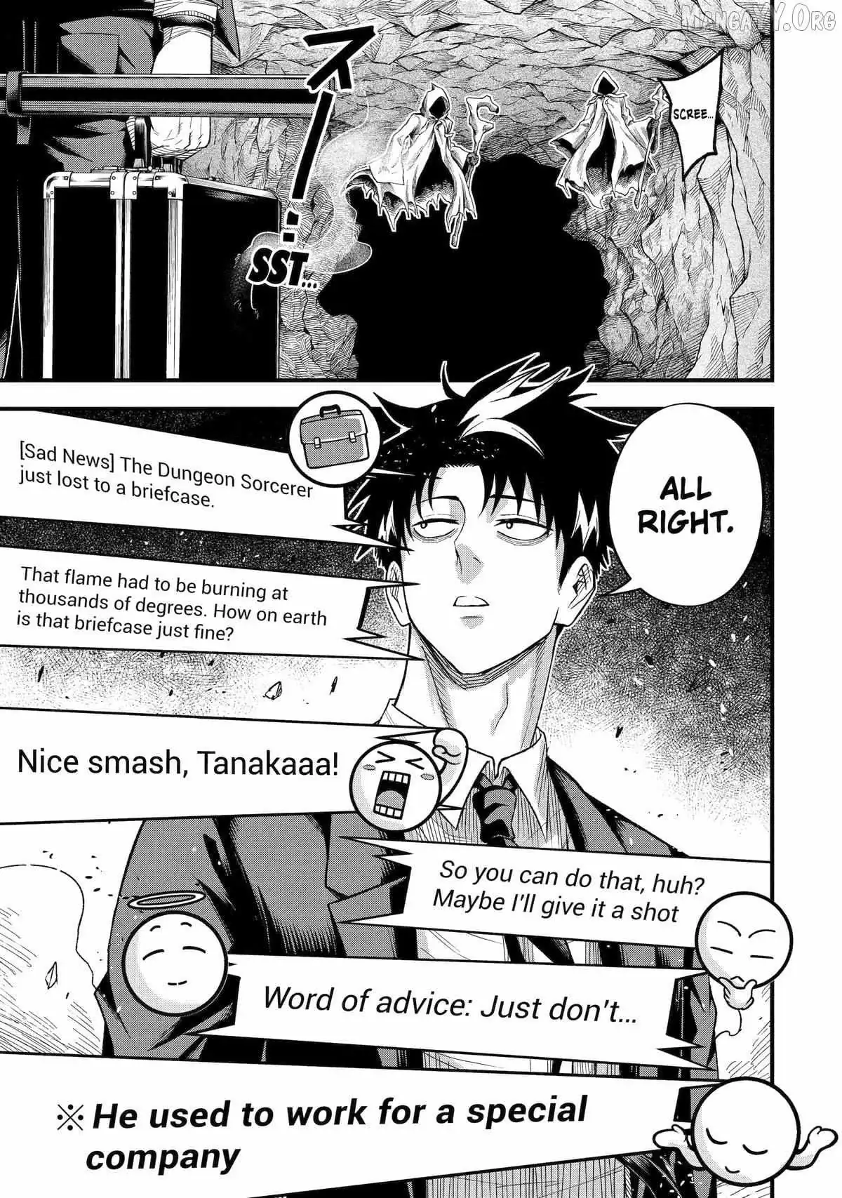Shachiku Kensei, Haishinsha ni Naru: Black Guild Kaishain, Ukkari Kaisha-you Kaisen de S-kyuu Monster o Aite ni Musou Suru Tokoro o Zenkoku Haishin Shiteshimau Chapter 10 — Page 2