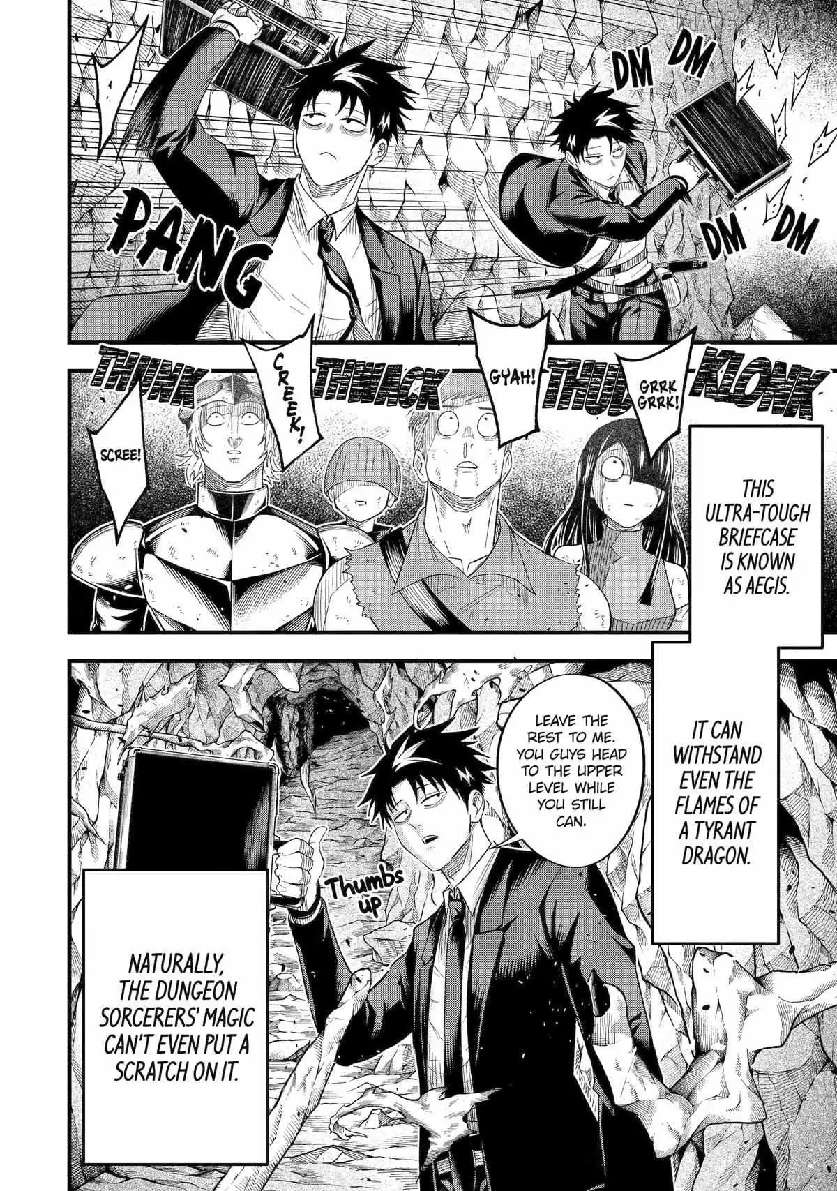 Shachiku Kensei, Haishinsha ni Naru: Black Guild Kaishain, Ukkari Kaisha-you Kaisen de S-kyuu Monster o Aite ni Musou Suru Tokoro o Zenkoku Haishin Shiteshimau Chapter 10 — Page 5