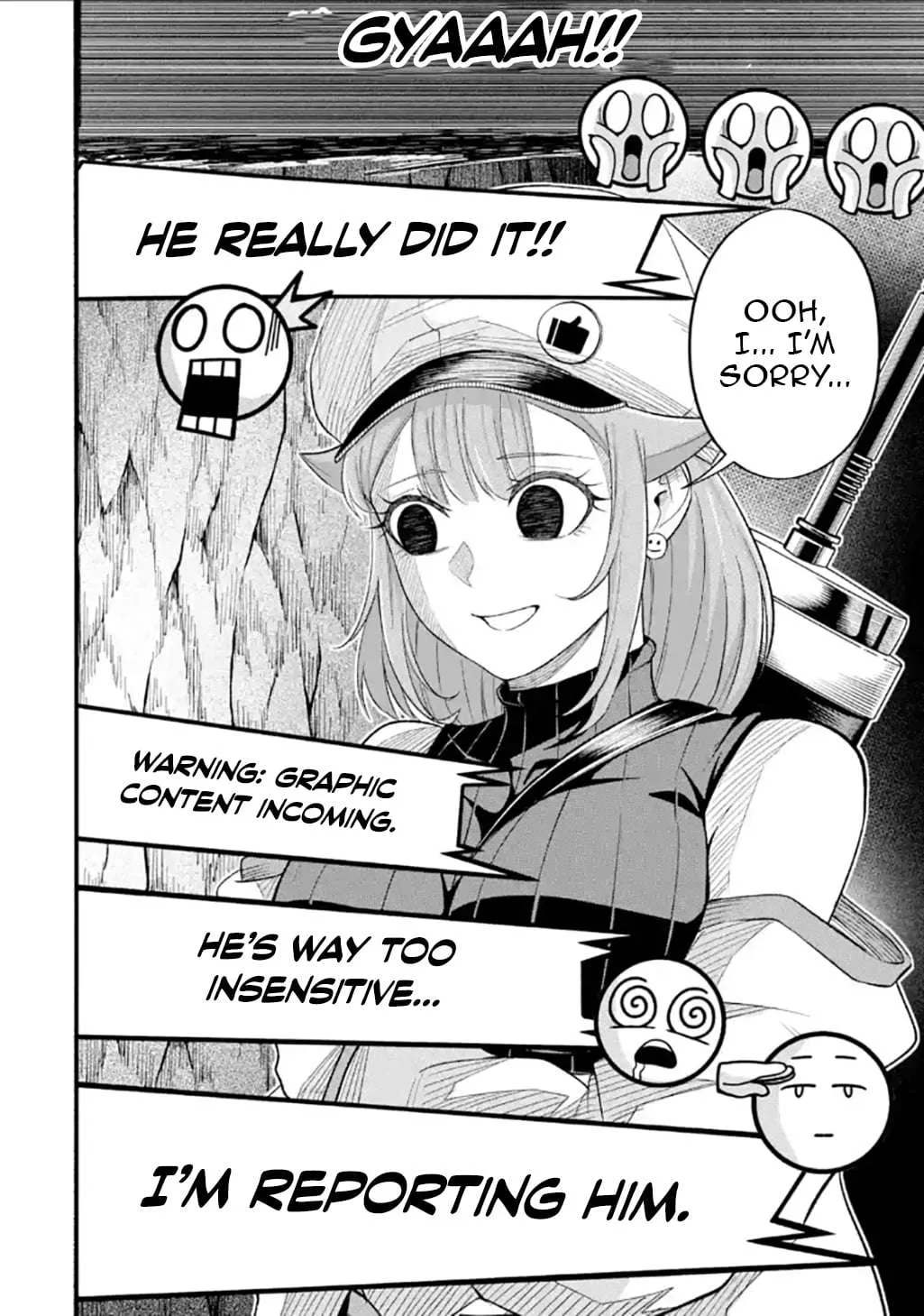 Shachiku Kensei, Haishinsha ni Naru: Black Guild Kaishain, Ukkari Kaisha-you Kaisen de S-kyuu Monster o Aite ni Musou Suru Tokoro o Zenkoku Haishin Shiteshimau Chapter 11.2 — Page 8
