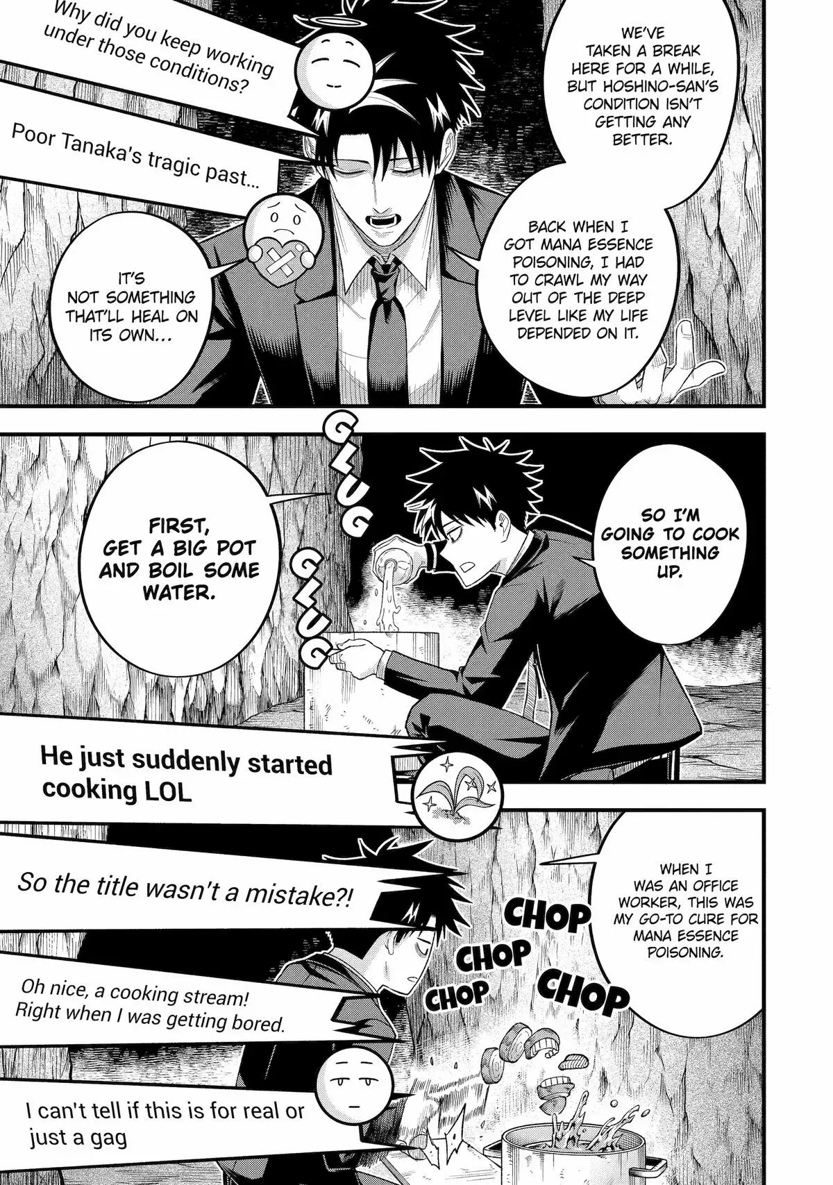 Shachiku Kensei, Haishinsha ni Naru: Black Guild Kaishain, Ukkari Kaisha-you Kaisen de S-kyuu Monster o Aite ni Musou Suru Tokoro o Zenkoku Haishin Shiteshimau Chapter 11 — Page 4