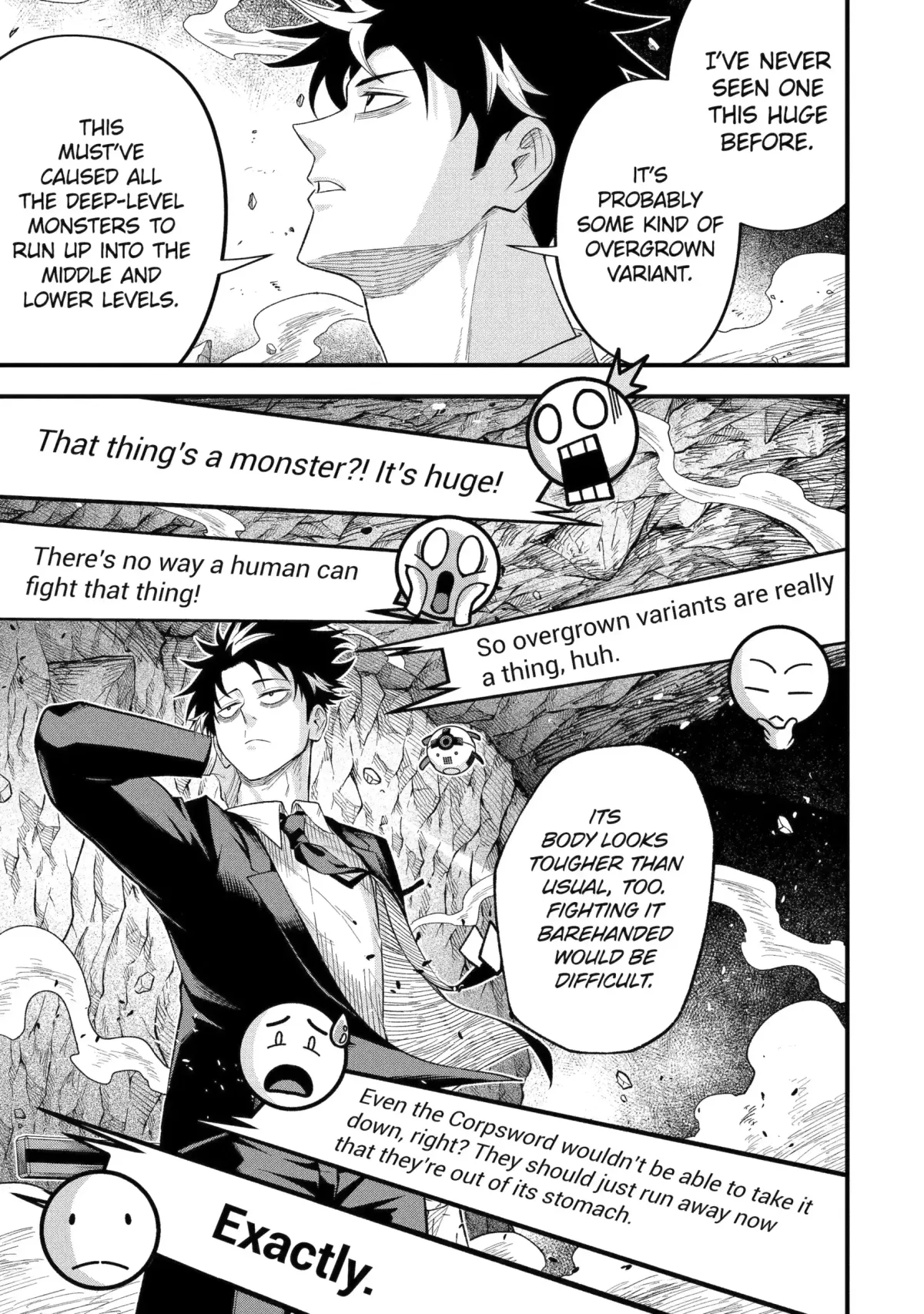 Shachiku Kensei, Haishinsha ni Naru: Black Guild Kaishain, Ukkari Kaisha-you Kaisen de S-kyuu Monster o Aite ni Musou Suru Tokoro o Zenkoku Haishin Shiteshimau Chapter 12.2 — Page 6