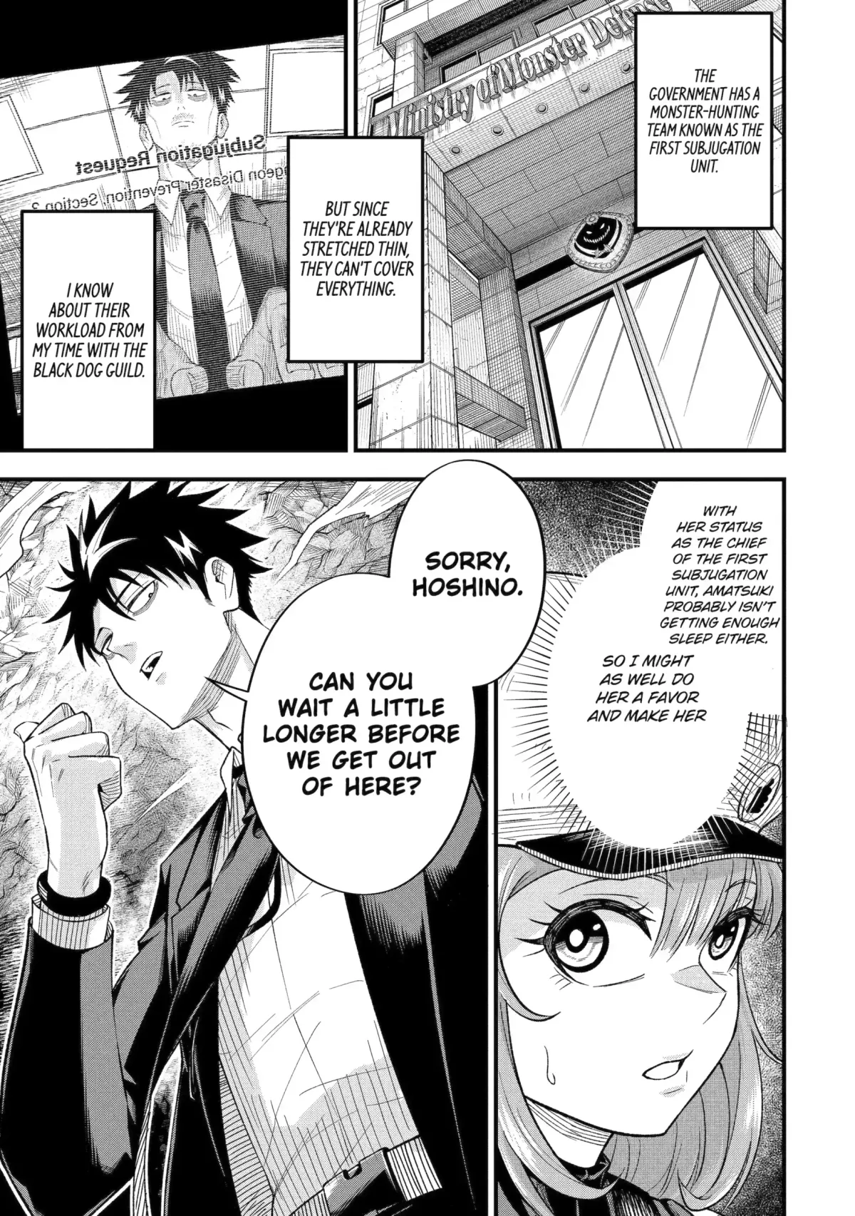 Shachiku Kensei, Haishinsha ni Naru: Black Guild Kaishain, Ukkari Kaisha-you Kaisen de S-kyuu Monster o Aite ni Musou Suru Tokoro o Zenkoku Haishin Shiteshimau Chapter 12.2 — Page 8