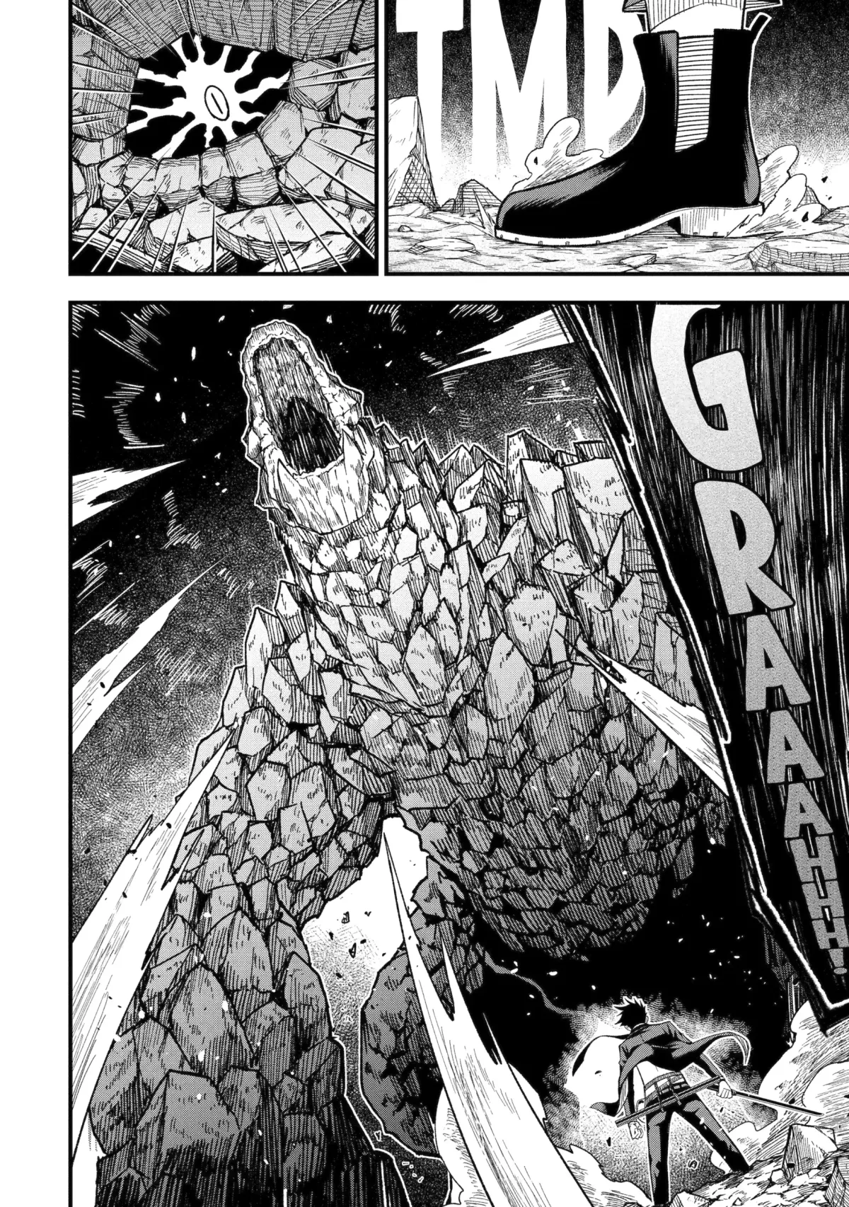 Shachiku Kensei, Haishinsha ni Naru: Black Guild Kaishain, Ukkari Kaisha-you Kaisen de S-kyuu Monster o Aite ni Musou Suru Tokoro o Zenkoku Haishin Shiteshimau Chapter 13.1 — Page 14