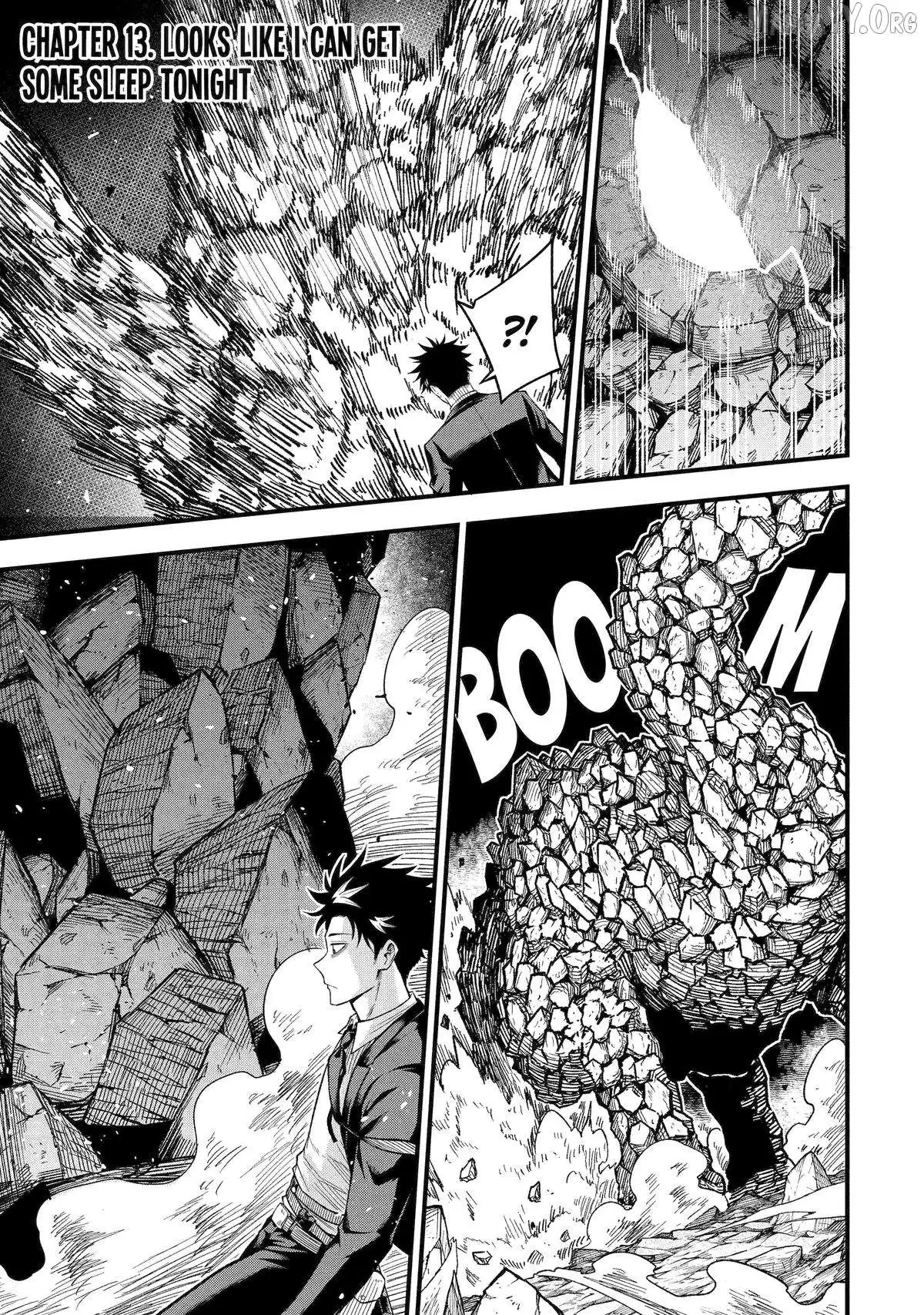 Shachiku Kensei, Haishinsha ni Naru: Black Guild Kaishain, Ukkari Kaisha-you Kaisen de S-kyuu Monster o Aite ni Musou Suru Tokoro o Zenkoku Haishin Shiteshimau Chapter 13 — Page 1