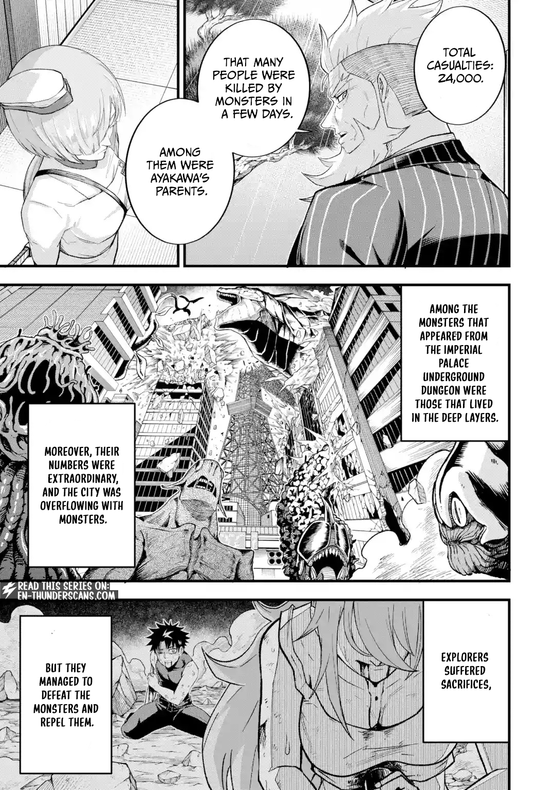 Shachiku Kensei, Haishinsha ni Naru: Black Guild Kaishain, Ukkari Kaisha-you Kaisen de S-kyuu Monster o Aite ni Musou Suru Tokoro o Zenkoku Haishin Shiteshimau Chapter 16.3 — Page 2