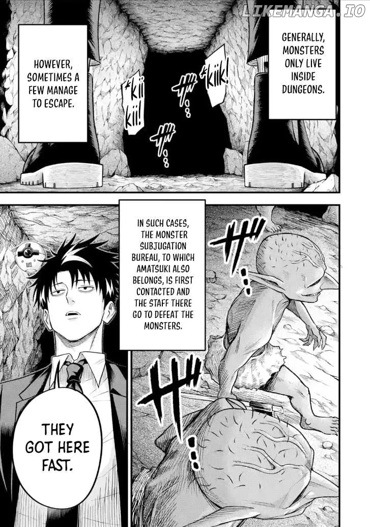 Shachiku Kensei, Haishinsha ni Naru: Black Guild Kaishain, Ukkari Kaisha-you Kaisen de S-kyuu Monster o Aite ni Musou Suru Tokoro o Zenkoku Haishin Shiteshimau Chapter 7.1 — Page 4