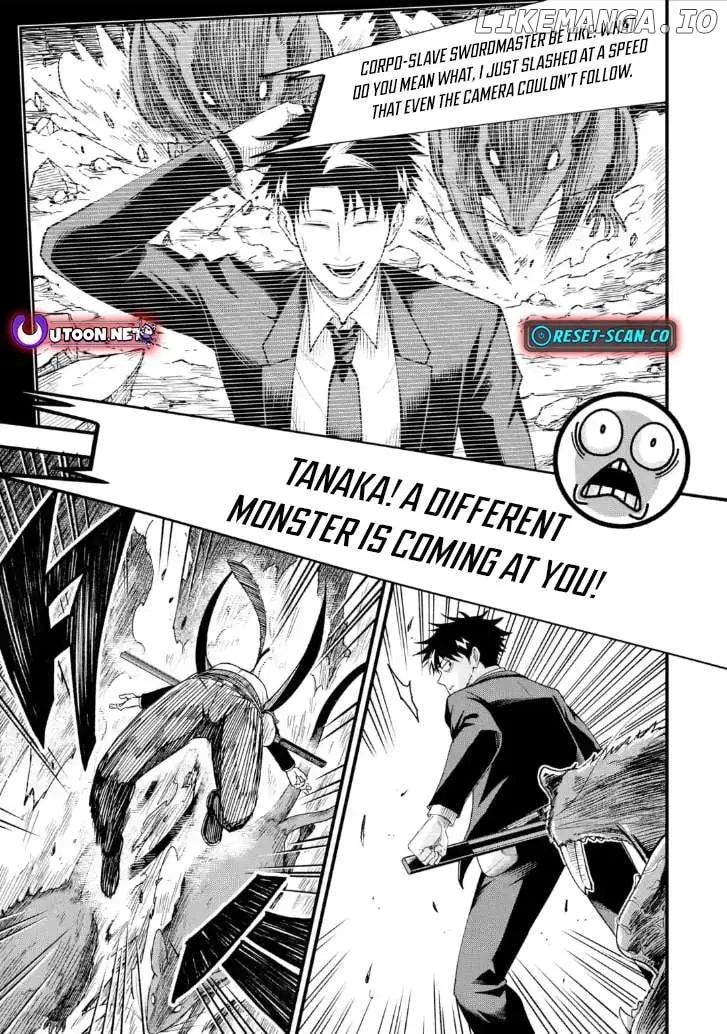 Shachiku Kensei, Haishinsha ni Naru: Black Guild Kaishain, Ukkari Kaisha-you Kaisen de S-kyuu Monster o Aite ni Musou Suru Tokoro o Zenkoku Haishin Shiteshimau Chapter 7.1 — Page 10