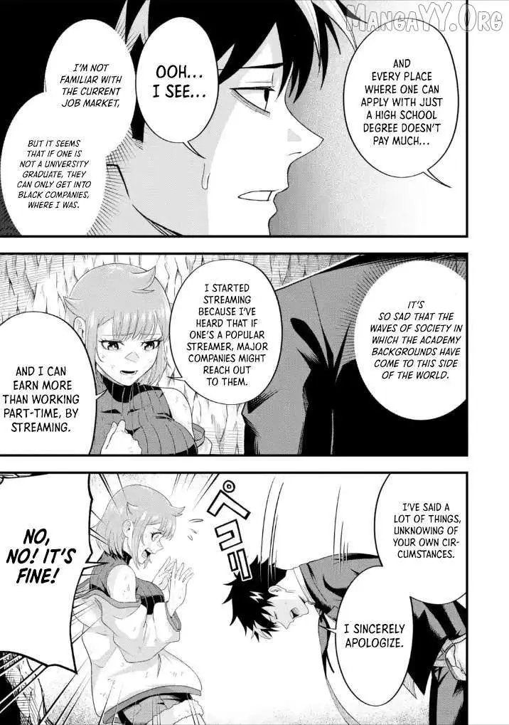 Shachiku Kensei, Haishinsha ni Naru: Black Guild Kaishain, Ukkari Kaisha-you Kaisen de S-kyuu Monster o Aite ni Musou Suru Tokoro o Zenkoku Haishin Shiteshimau Chapter 8.4 — Page 6