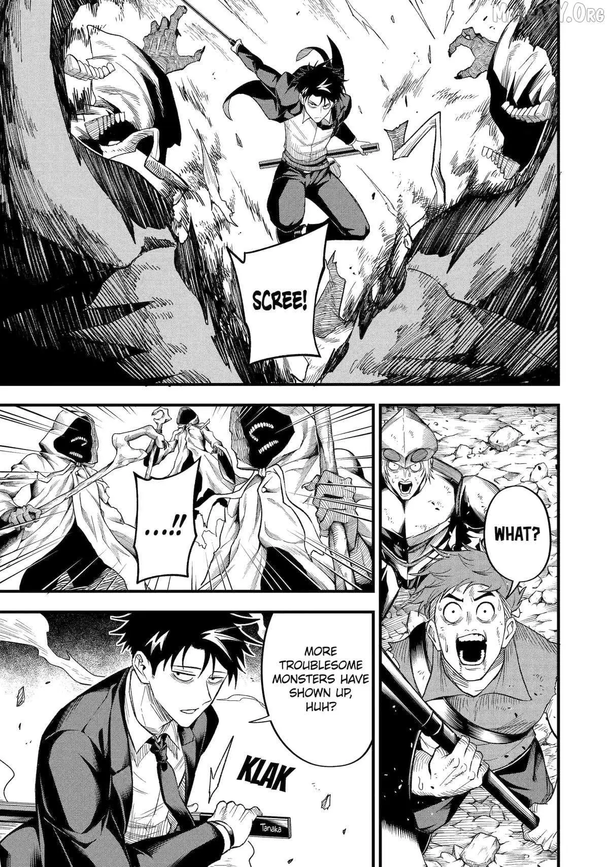Shachiku Kensei, Haishinsha ni Naru: Black Guild Kaishain, Ukkari Kaisha-you Kaisen de S-kyuu Monster o Aite ni Musou Suru Tokoro o Zenkoku Haishin Shiteshimau Chapter 9 — Page 18
