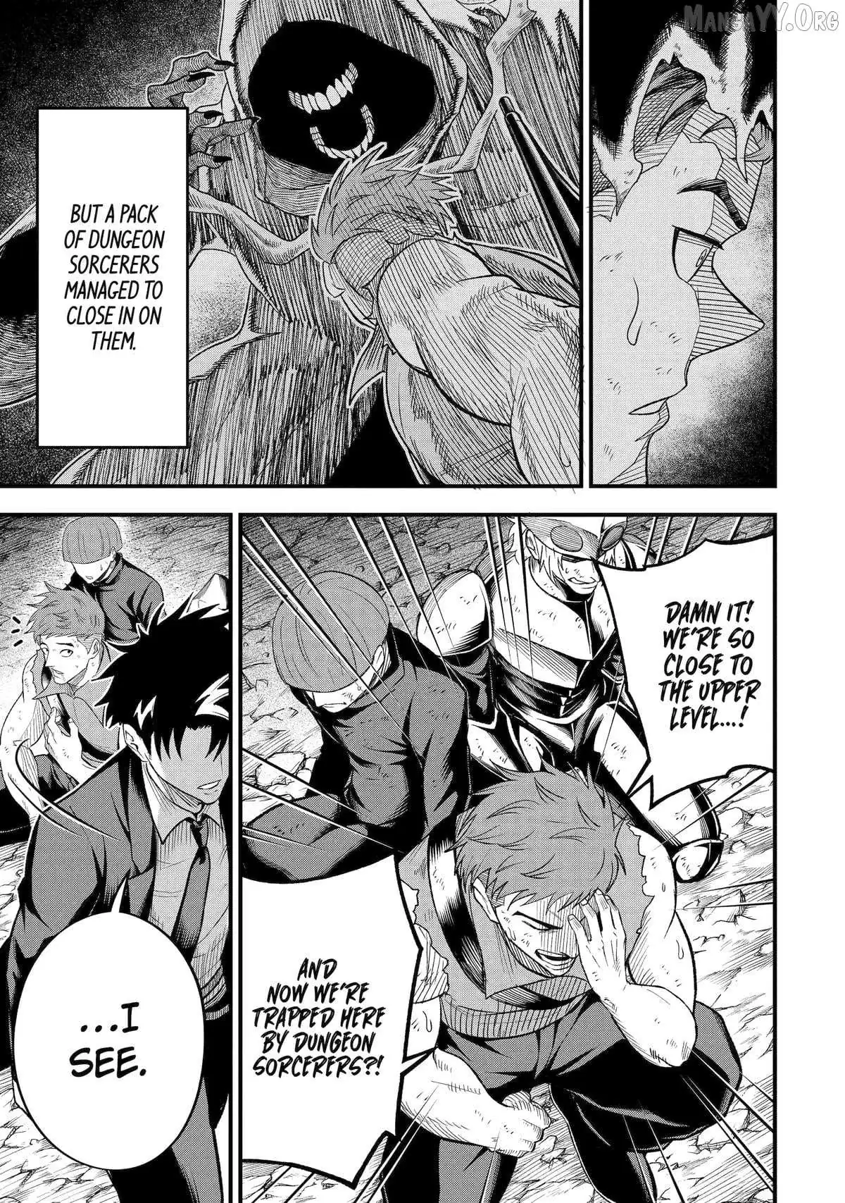 Shachiku Kensei, Haishinsha ni Naru: Black Guild Kaishain, Ukkari Kaisha-you Kaisen de S-kyuu Monster o Aite ni Musou Suru Tokoro o Zenkoku Haishin Shiteshimau Chapter 9 — Page 28