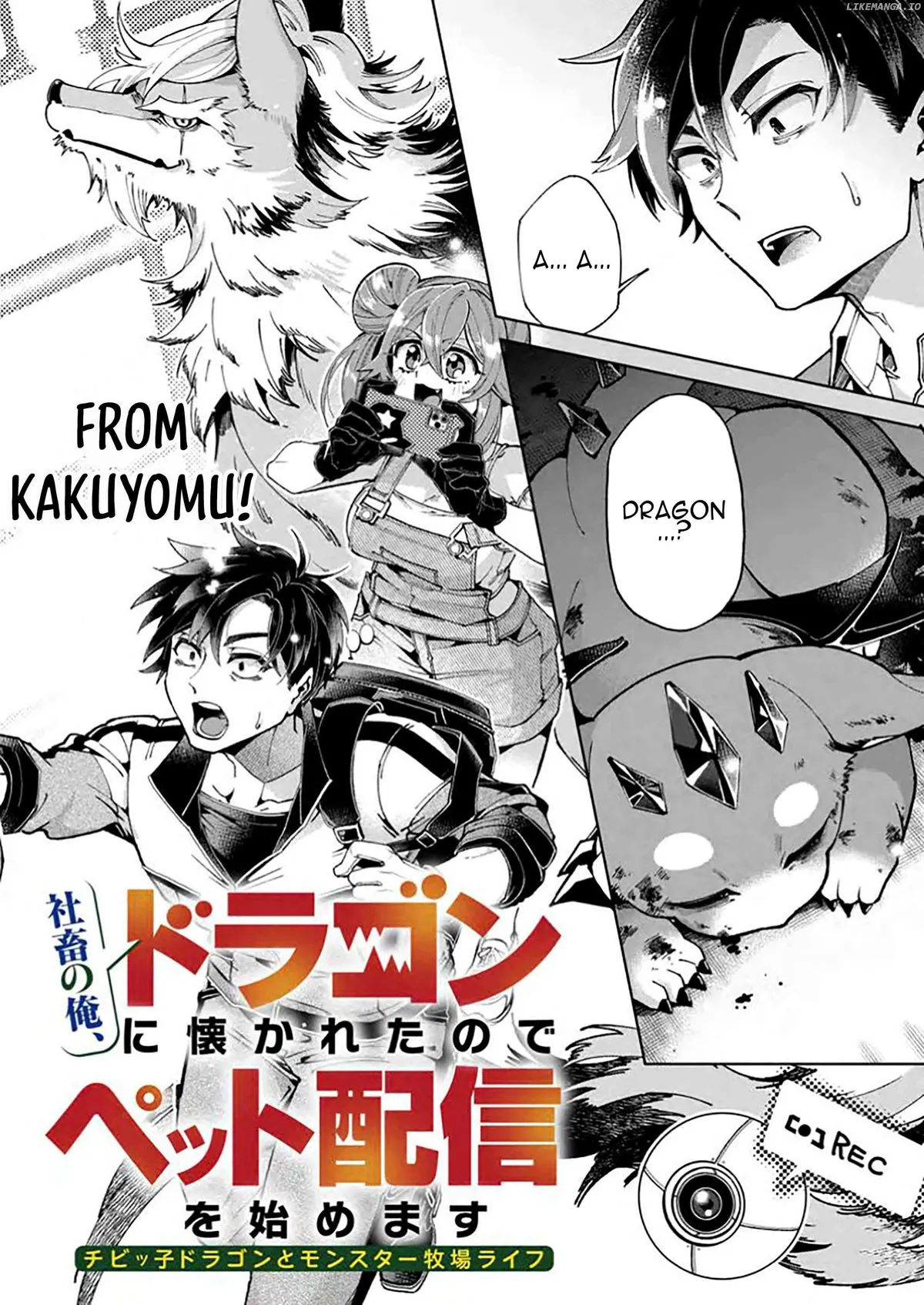 Shachiku no Ore, Dragon ni Natsukareta node Pet Haishin wo Hajimemasu ~Chibikko Dragon to Monster Bokujou Life~ Chapter 1 — Page 4