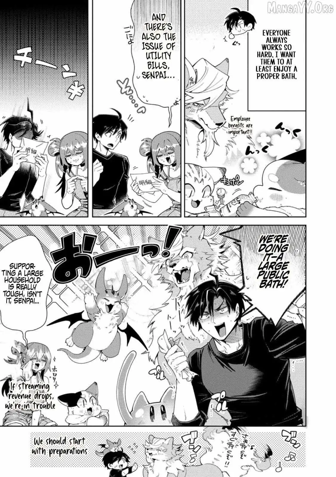 Shachiku no Ore, Dragon ni Natsukareta node Pet Haishin wo Hajimemasu ~Chibikko Dragon to Monster Bokujou Life~ Chapter 11.1 — Page 5