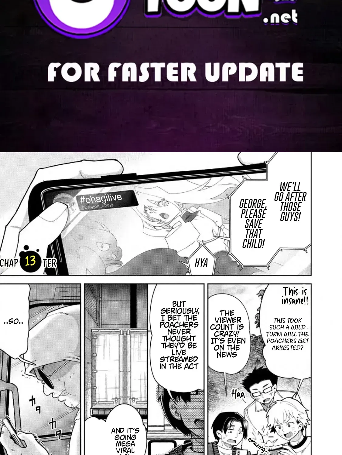 Shachiku no Ore, Dragon ni Natsukareta node Pet Haishin wo Hajimemasu ~Chibikko Dragon to Monster Bokujou Life~ Chapter 13.1 — Page 1