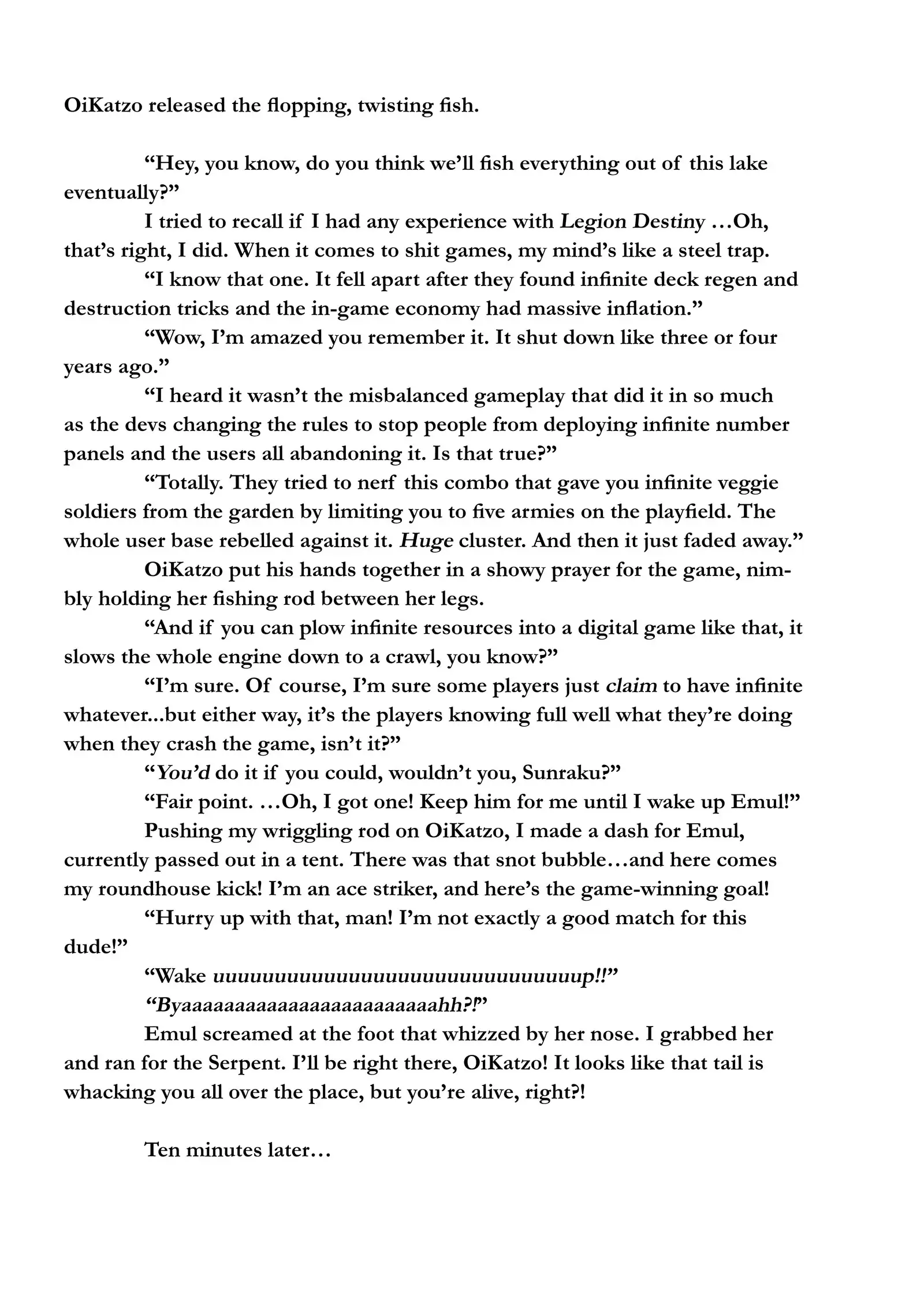 Shangri-La Frontier: Kusoge Hunter, Kami-gee ni Idoman to su Chapter 105.5 — Page 5