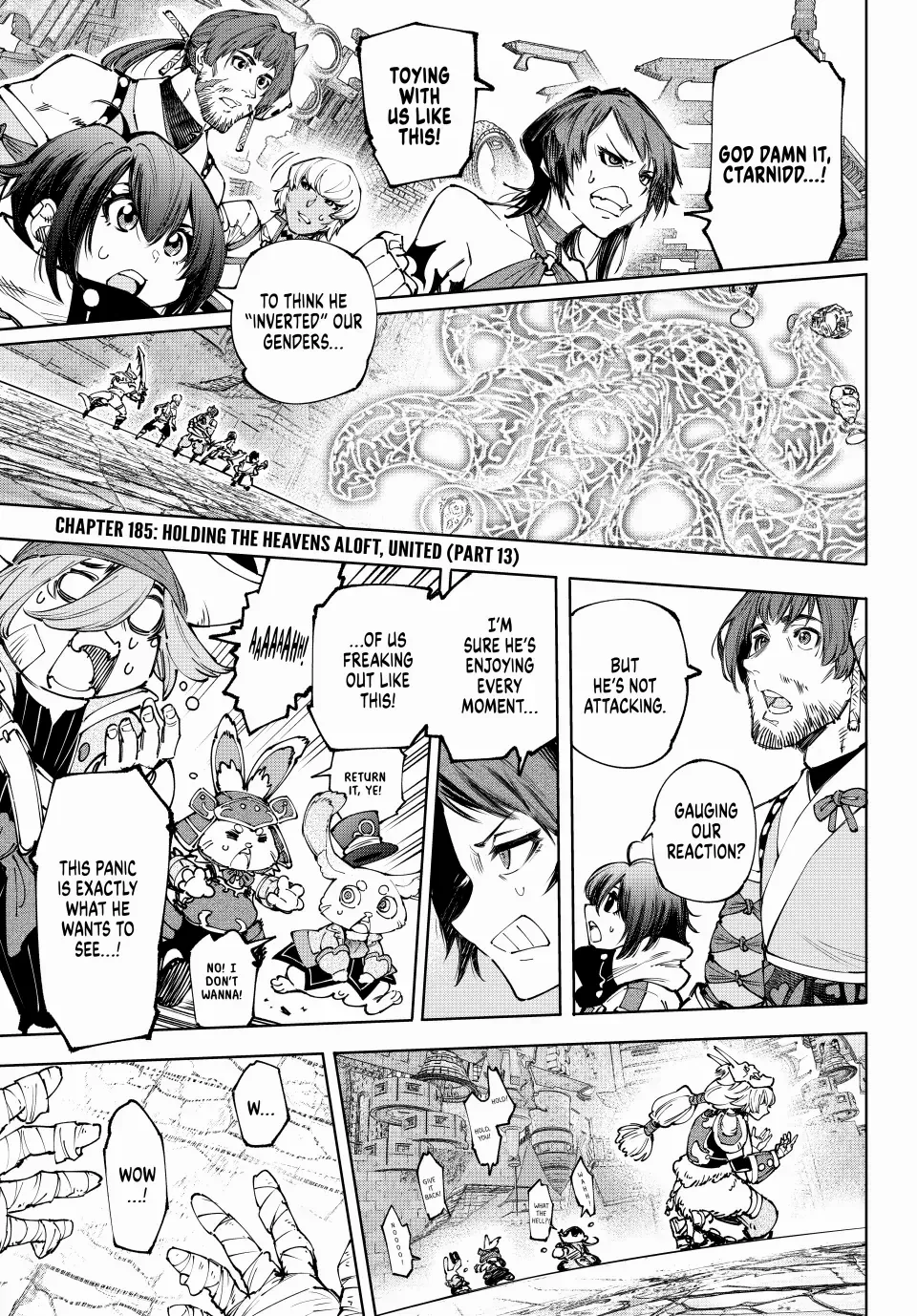 Shangri-La Frontier: Kusoge Hunter, Kami-gee ni Idoman to su Chapter 185 — Page 1