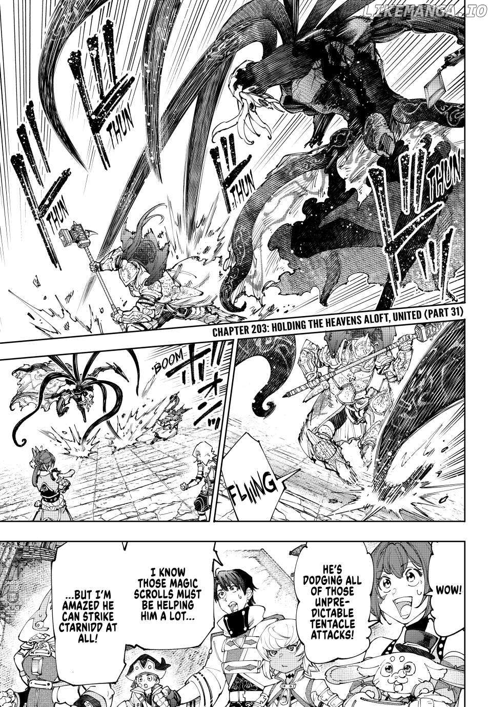 Shangri-La Frontier: Kusoge Hunter, Kami-gee ni Idoman to su Chapter 203 — Page 1