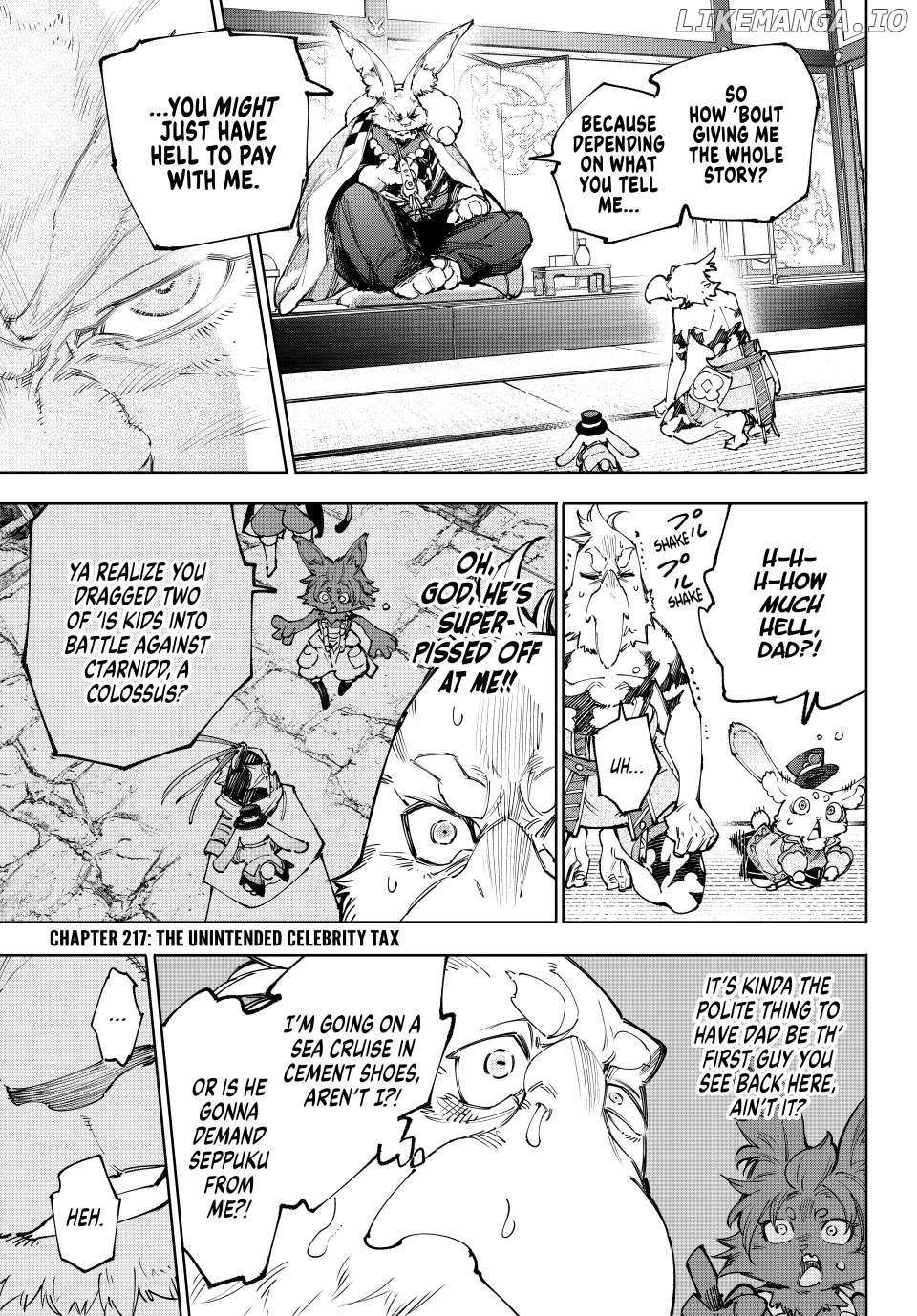 Shangri-La Frontier: Kusoge Hunter, Kami-gee ni Idoman to su Chapter 217 — Page 2