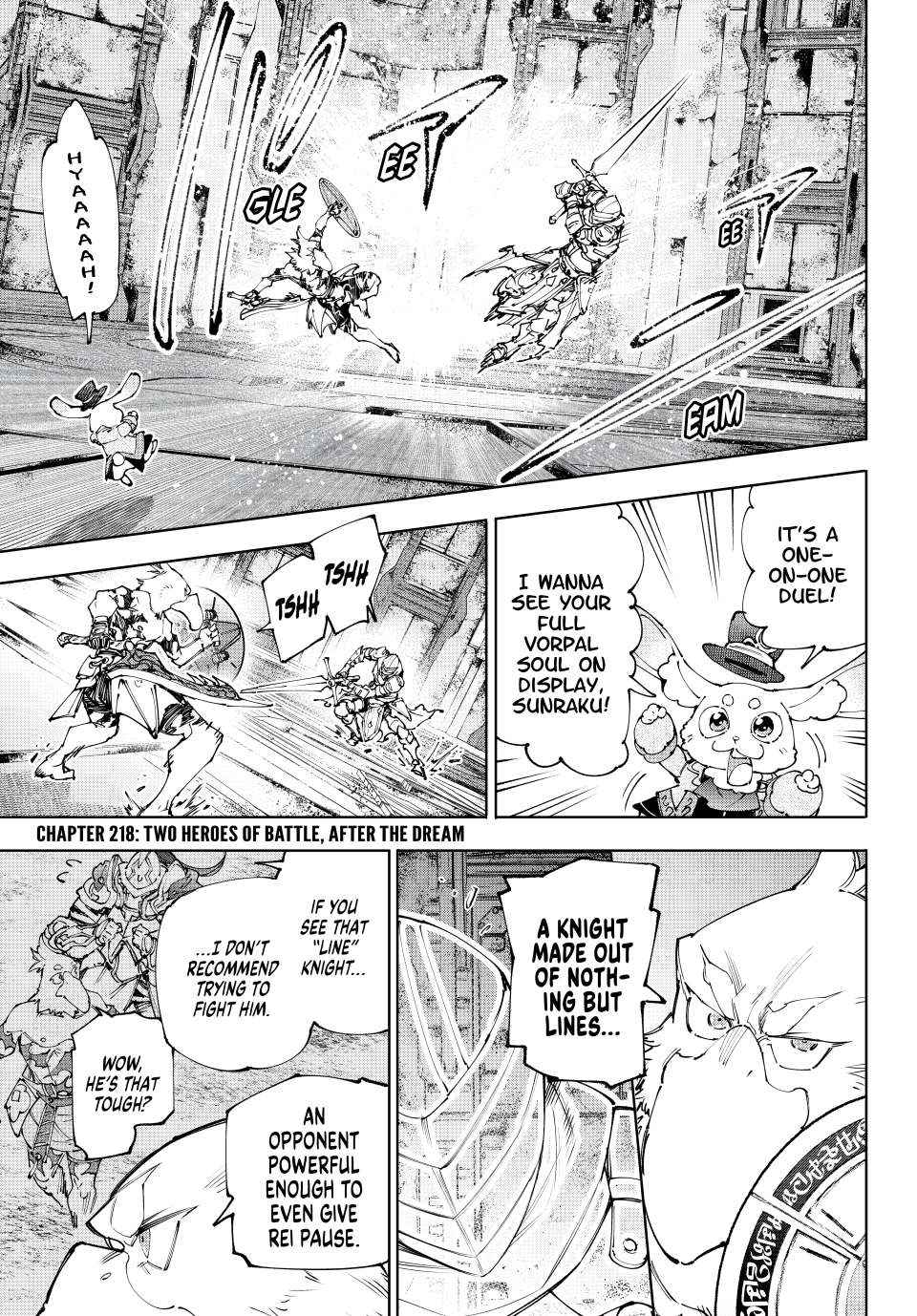 Shangri-La Frontier: Kusoge Hunter, Kami-gee ni Idoman to su Chapter 218 — Page 2