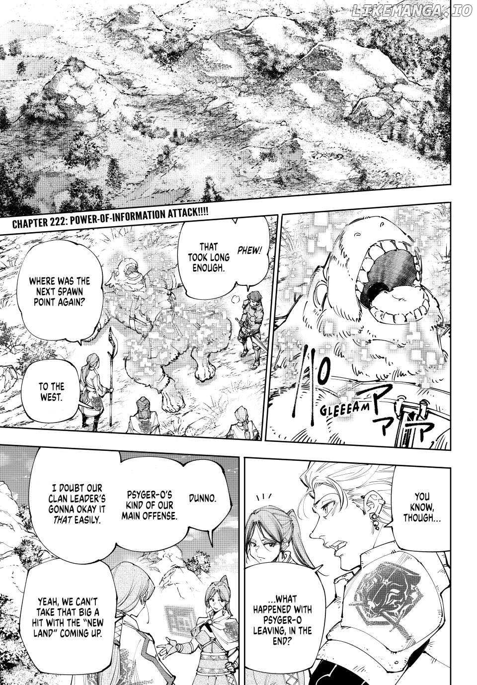 Shangri-La Frontier: Kusoge Hunter, Kami-gee ni Idoman to su Chapter 222 — Page 1