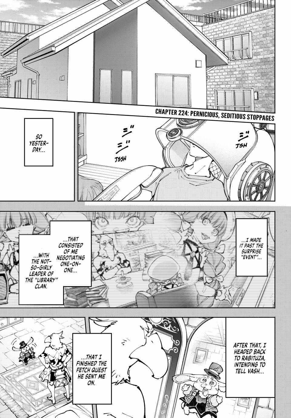 Shangri-La Frontier: Kusoge Hunter, Kami-gee ni Idoman to su Chapter 224 — Page 1