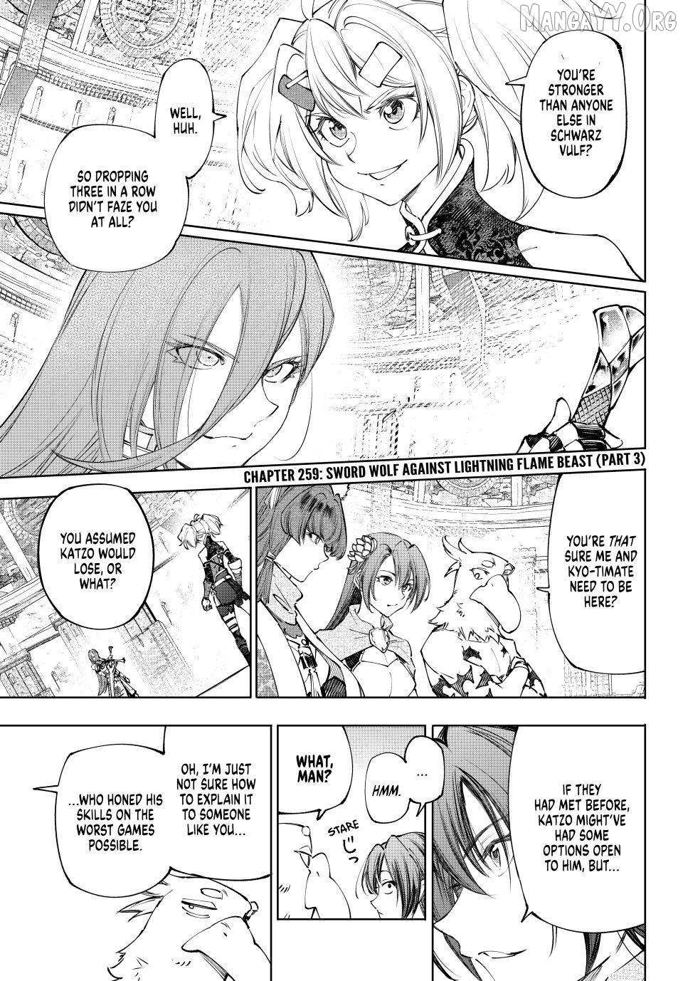 Shangri-La Frontier: Kusoge Hunter, Kami-gee ni Idoman to su Chapter 259 — Page 1