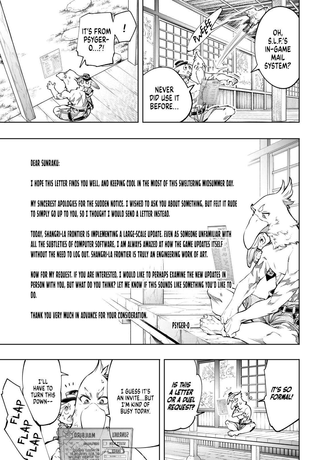 Shangri-La Frontier: Kusoge Hunter, Kami-gee ni Idoman to su Chapter 30 — Page 3