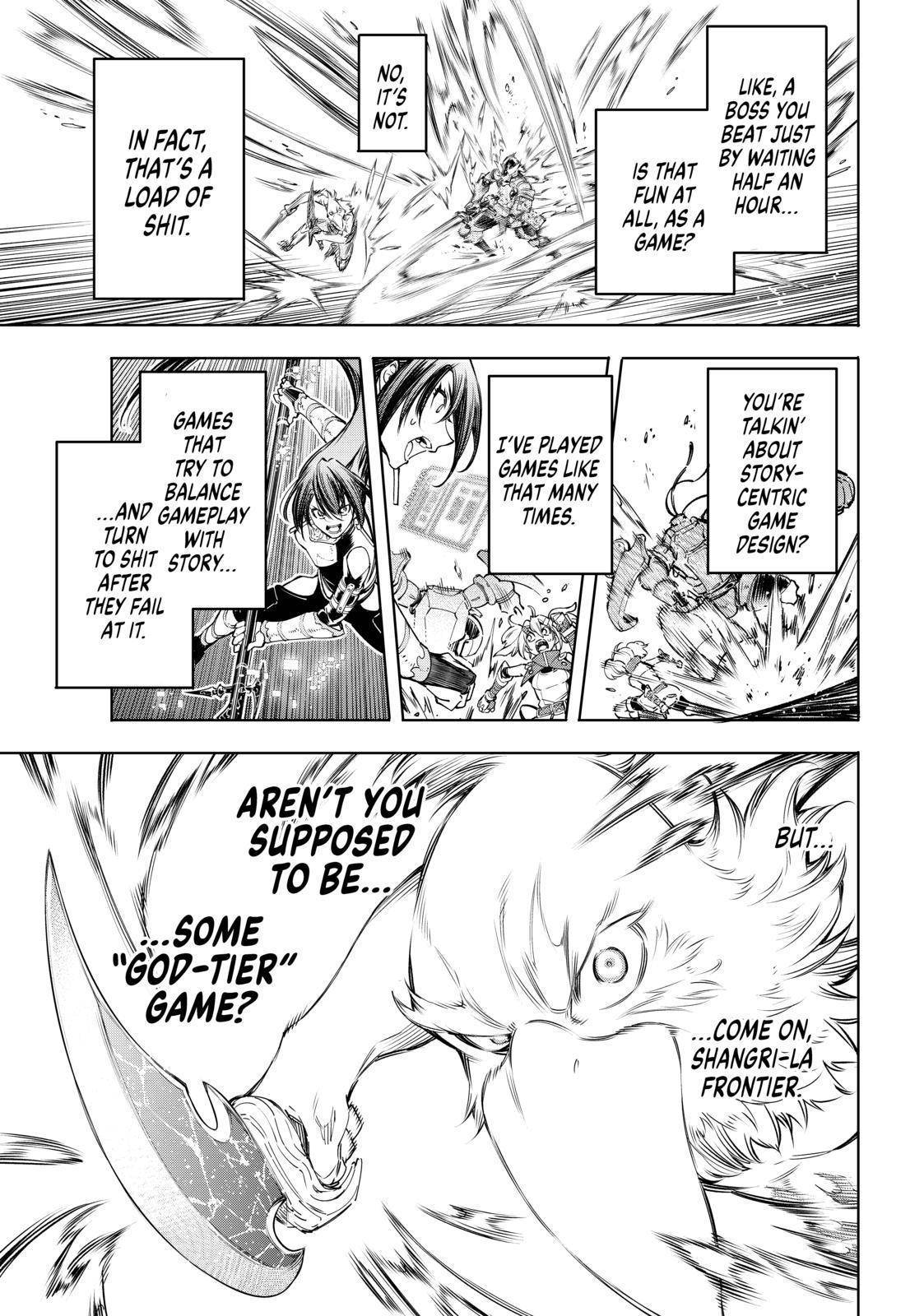 Shangri-La Frontier: Kusoge Hunter, Kami-gee ni Idoman to su Chapter 35 — Page 13