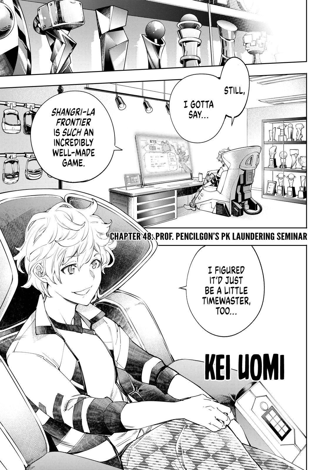 Shangri-La Frontier: Kusoge Hunter, Kami-gee ni Idoman to su Chapter 48 — Page 1