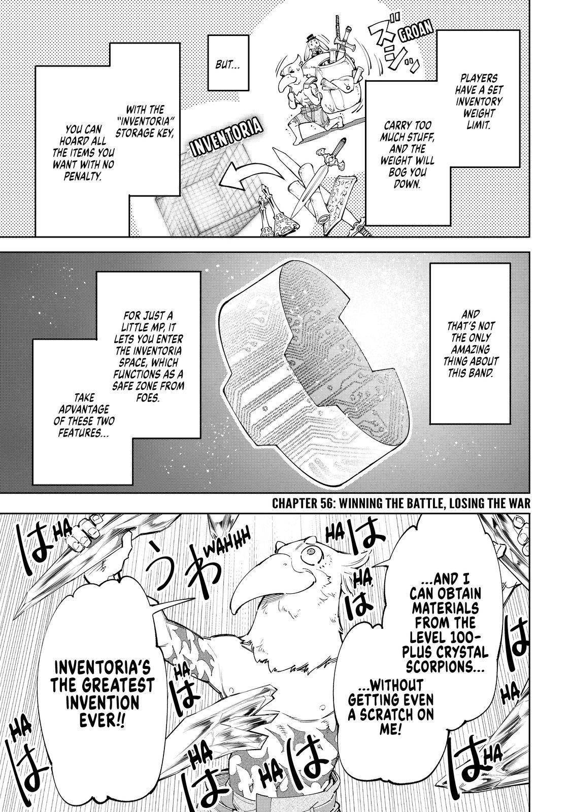 Shangri-La Frontier: Kusoge Hunter, Kami-gee ni Idoman to su Chapter 56 — Page 1