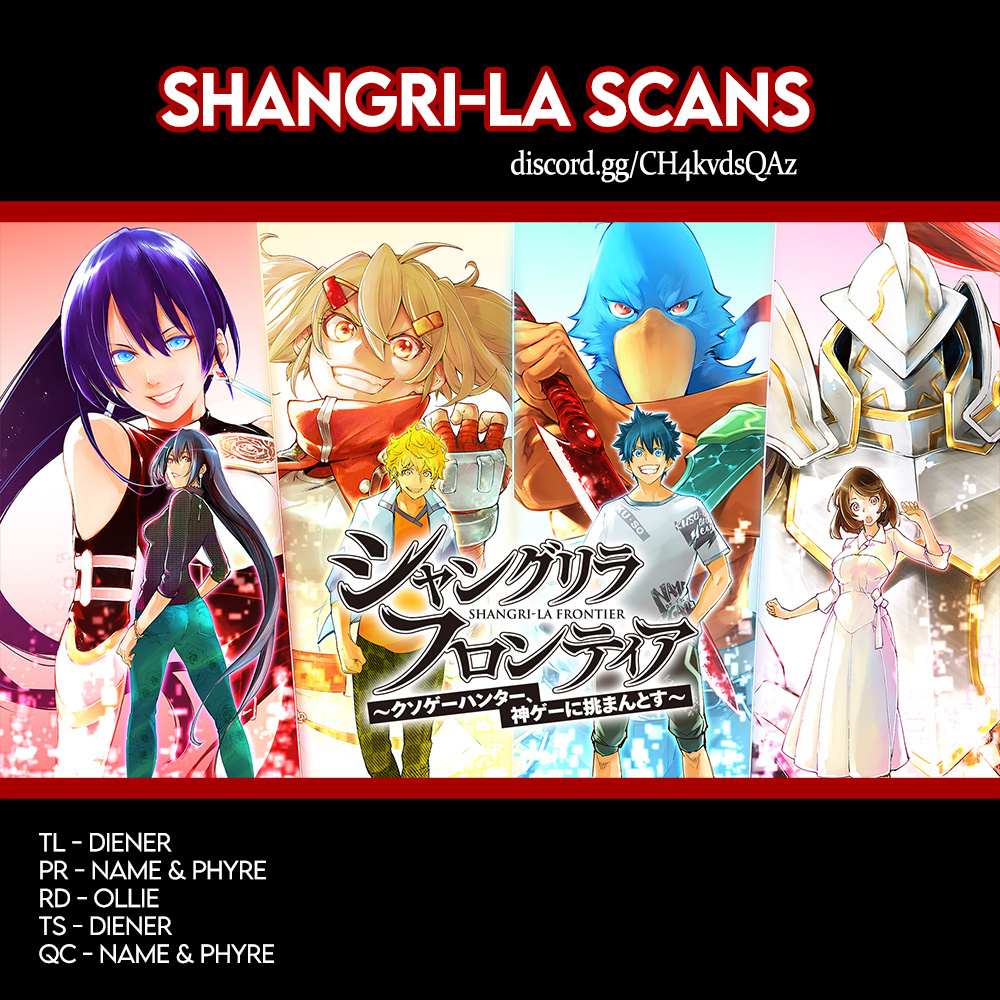 Shangri-La Frontier: Kusoge Hunter, Kami-gee ni Idoman to su Chapter 92 — Page 1