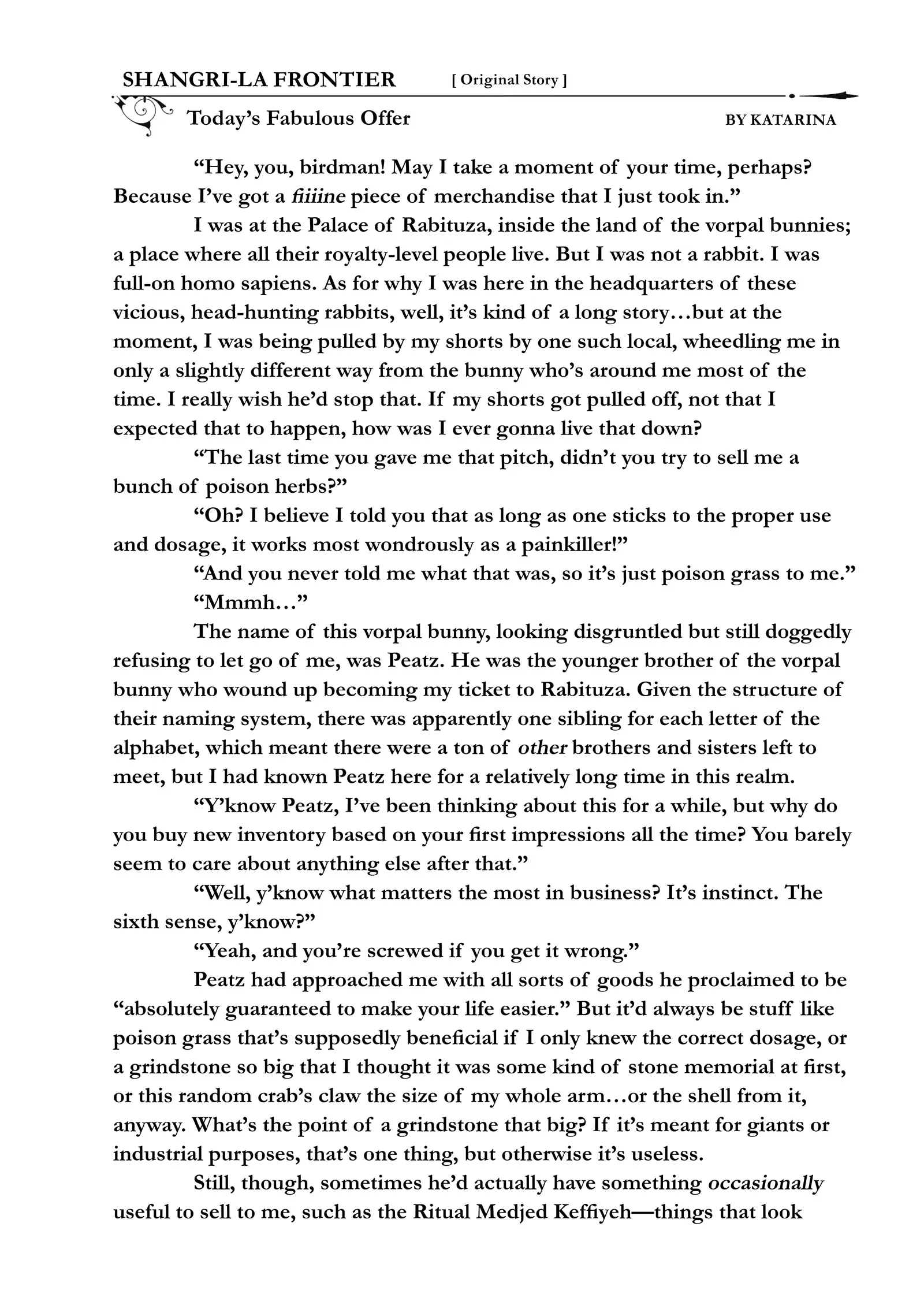 Shangri-La Frontier: Kusoge Hunter, Kami-gee ni Idoman to su Chapter 95.5 — Page 1