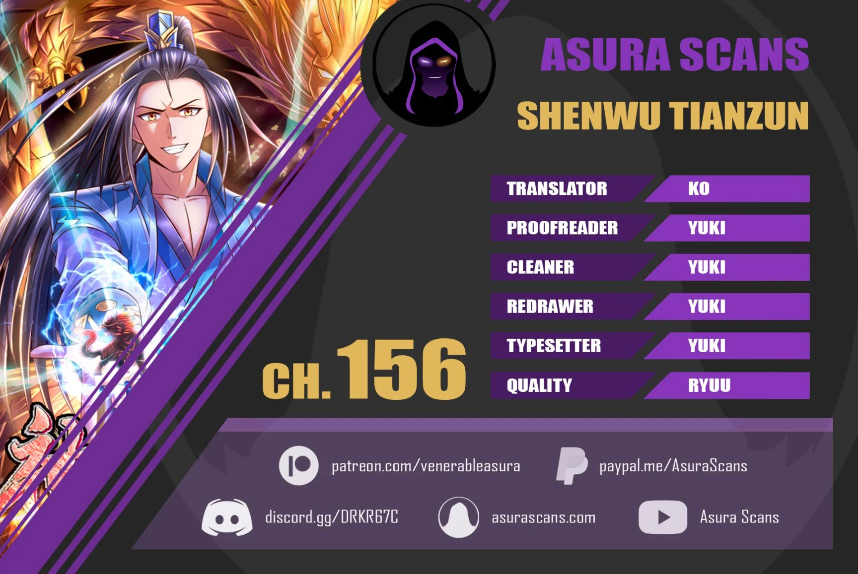 Shenwu Tianzun Chapter 156 — Page 1