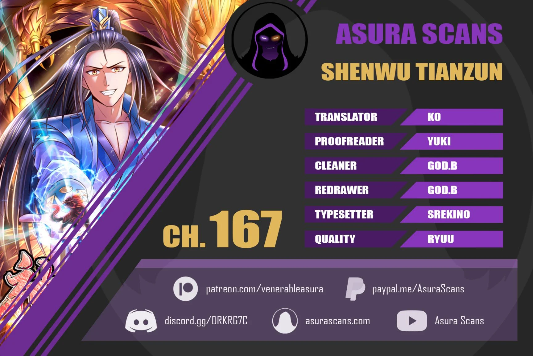 Shenwu Tianzun Chapter 167 — Page 1
