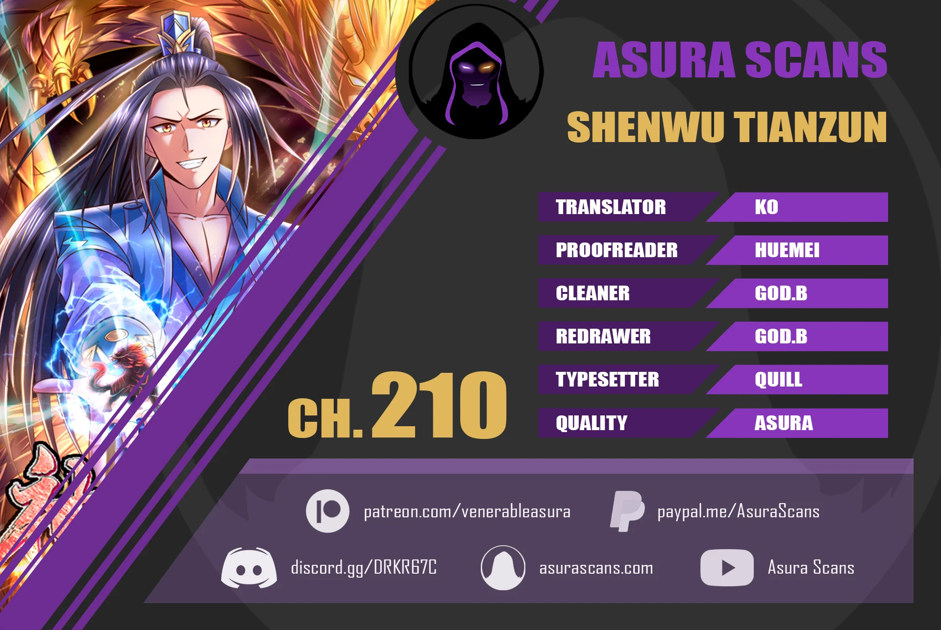 Shenwu Tianzun Chapter 210 — Page 1