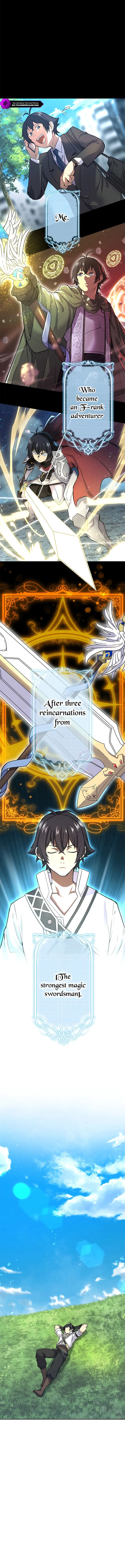 Shijou Saikyou no Mahou Kenshi, F Rank Boukensha ni Tensei Suru (2024) Chapter 0 — Page 8