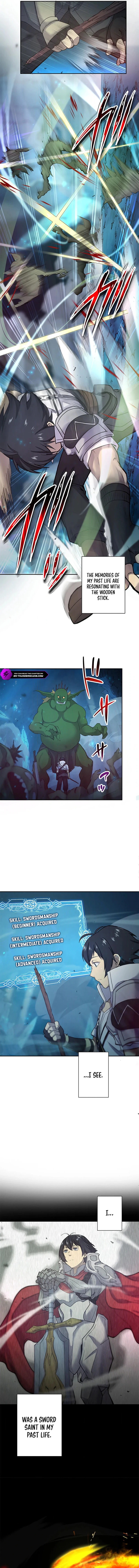Shijou Saikyou no Mahou Kenshi, F Rank Boukensha ni Tensei Suru (2024) Chapter 1 — Page 7